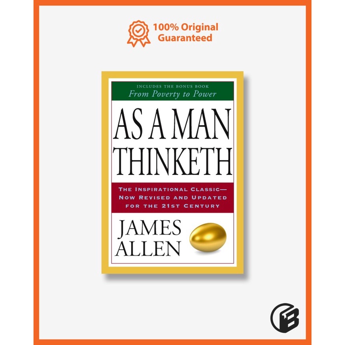 

Buku Import As a Man Thinketh by James Allen (Original Paperback)