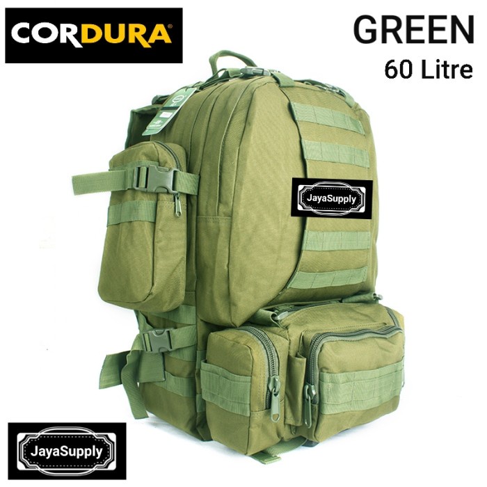 ✨New Ransel Army Gunung Camping 3In1 Tas Anak 60L Tentara Tactical Cordura Diskon