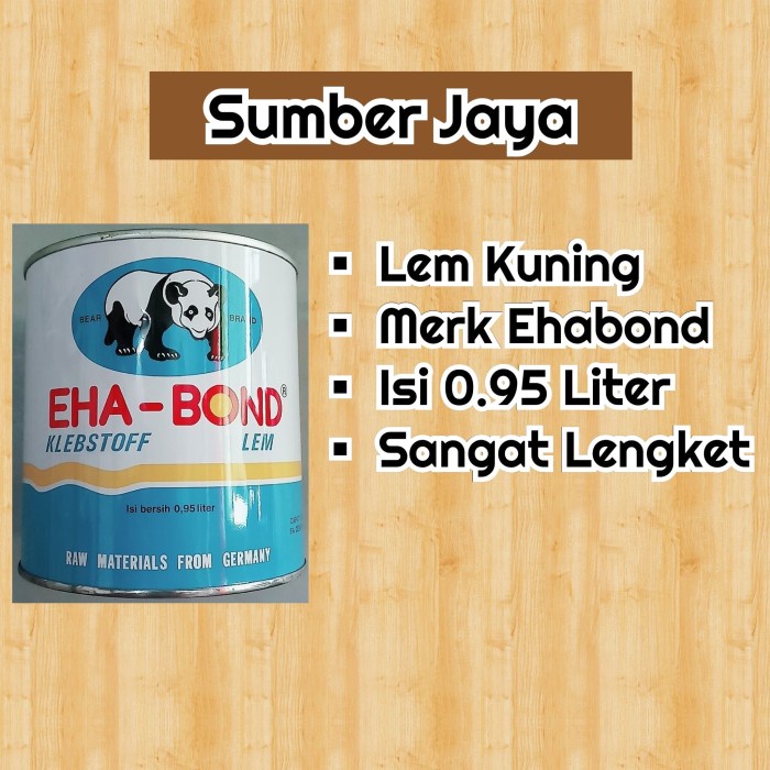 

Lem Kuning Serbaguna Eha Bond 0,95 Liter