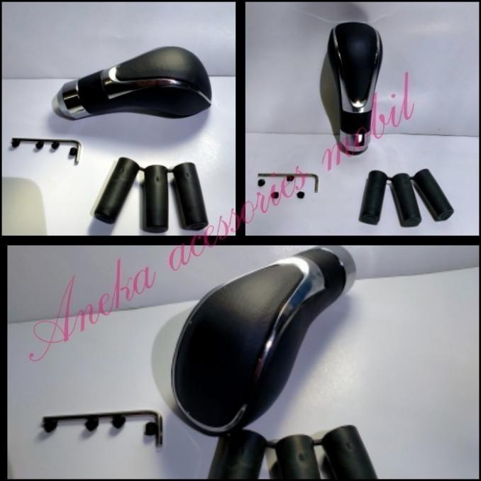 Terbaru gear shift knob EXLUSIVE hitam kombinasi crhome Suzuki Ignis