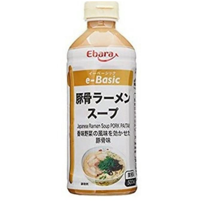 

Ebara Tonkotsu Ramen Soup Pork Paitan 500ml- Kuah Sop Babi Ramen Japan leksi