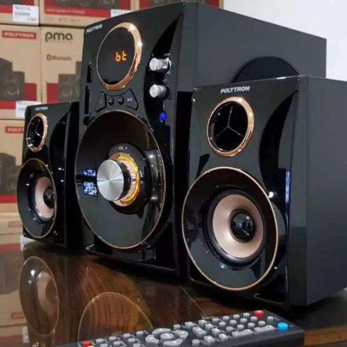 POLITRON PMA9310 Multimedia Audio Speaker Portabel Bluetooth/AUX/USB