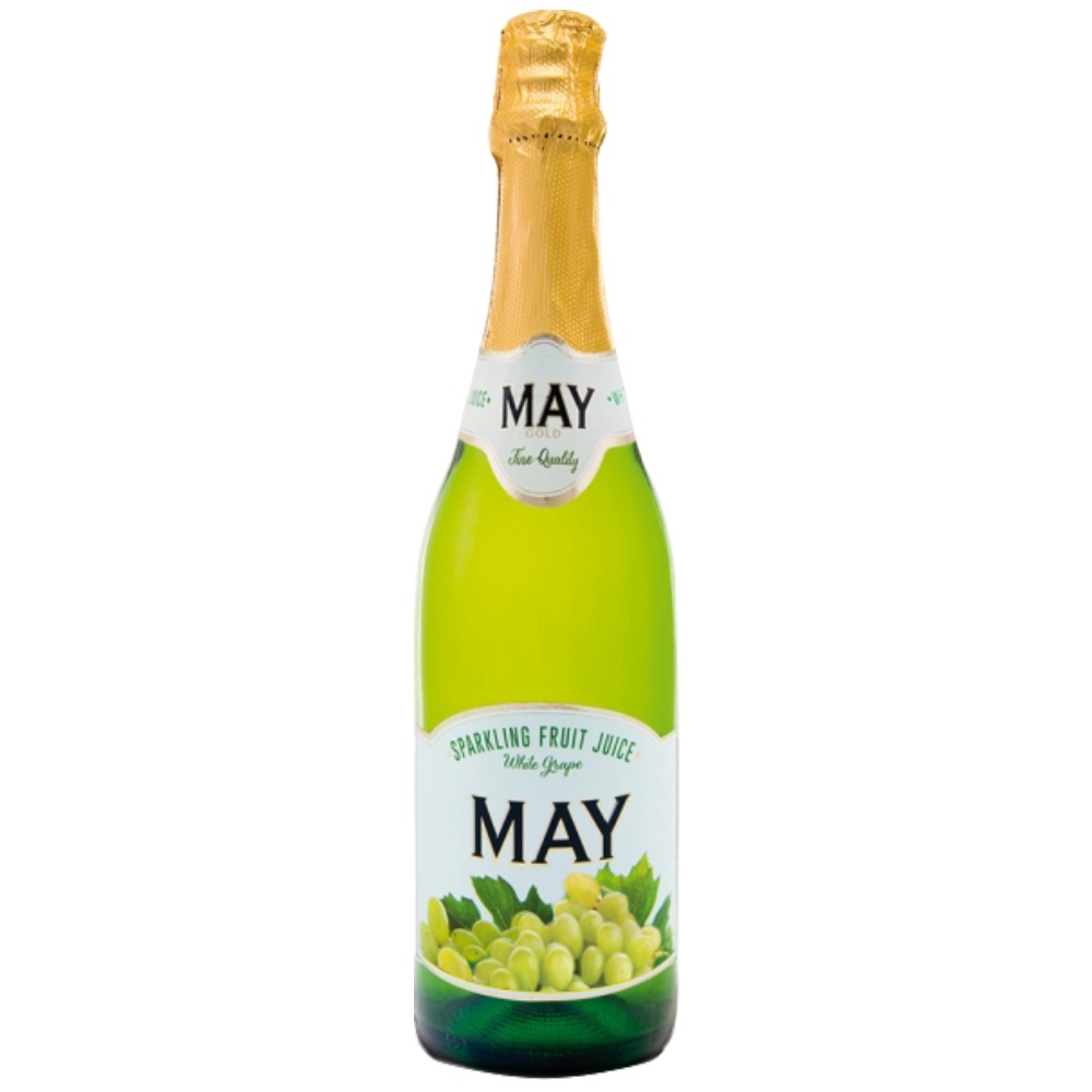 

numan Jus Berkarbonasi May Sparkling Juice White Grape 750ml