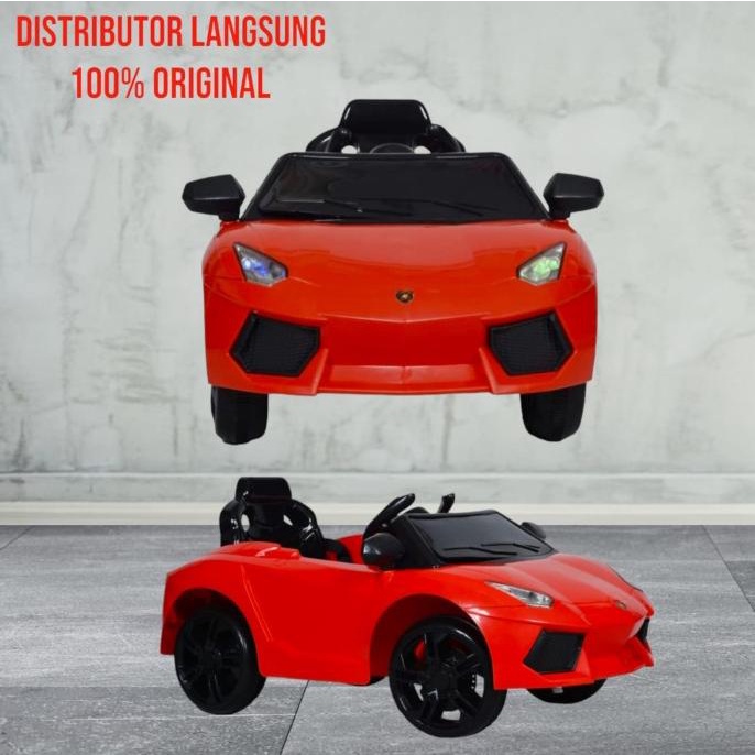 Mainan mobil aki anak ferrary Versa sport mobilan anak aki musik