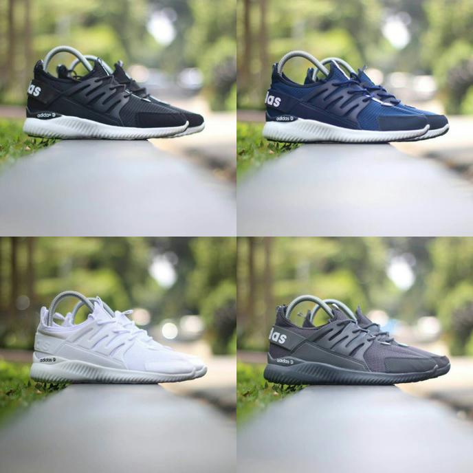 sepatu Adidas Alphabounce Sneakers Pria Wanita Grey Pink Hitam Putih