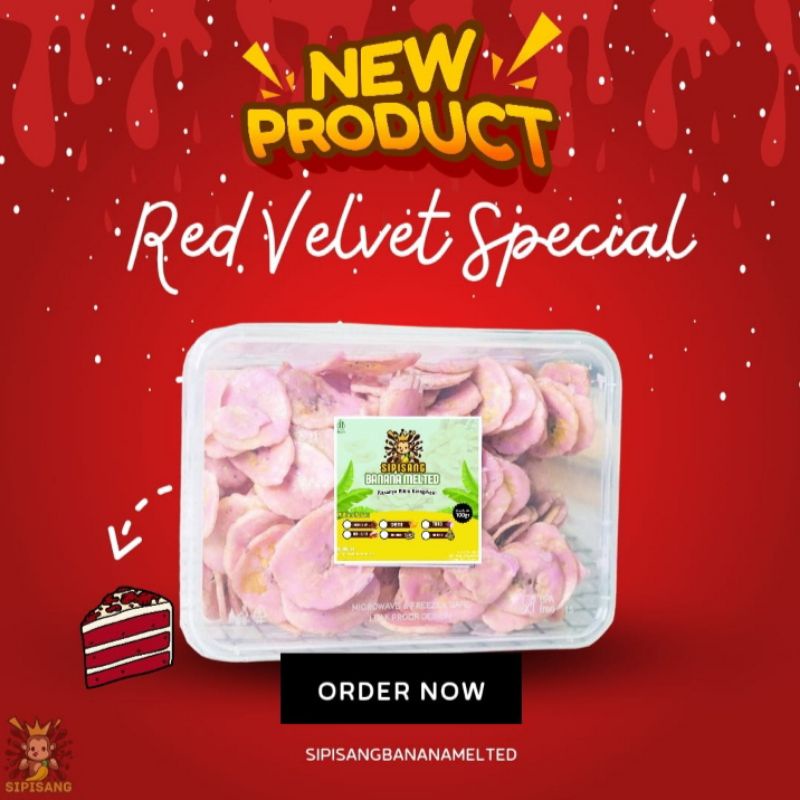 

siPisang Banana Lumer Varian RED VELVET