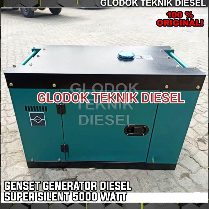 Harga Promo DIESEL GENSET SILENT 5000 watt Generator Listrik SILENT SOLAR 5 KW