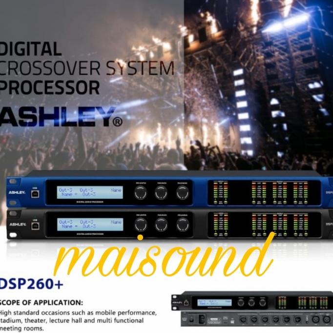 SPEAKER MANAGEMENT ASHLEY DLMS DSP 260+ DSP260 260