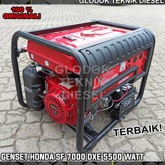 Jual Murah GENSET BENSIN HONDA 5000 WATT GENERATOR LISTRIK HONDA EXCELL ORIGINAL