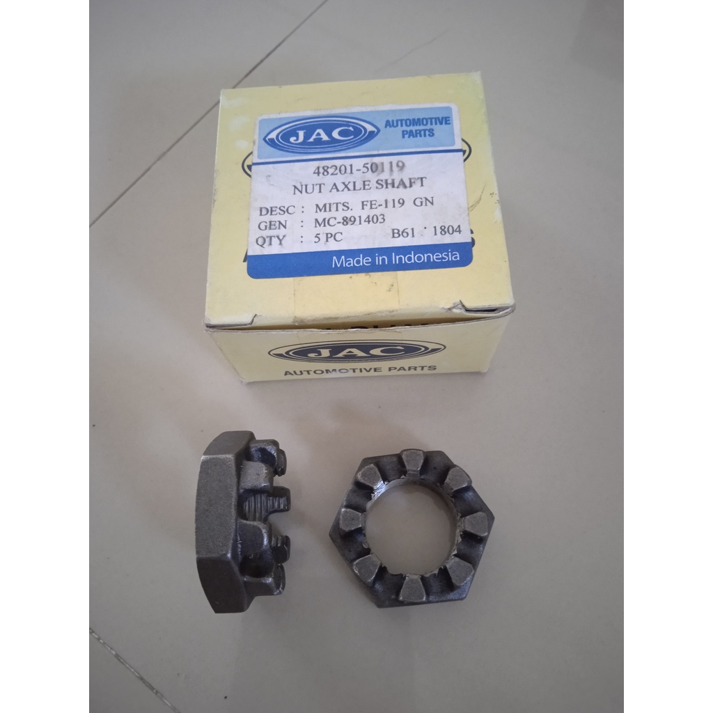 Mur as roda mitsubishi ps120 canter ps135 Depan - mur gardan - nut axle shaft