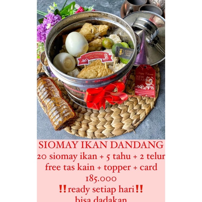 

Imlek Siomay / Choipan / Lumpia Dandang Hampers Imlek / Cny Edition 2023 Limited Edition