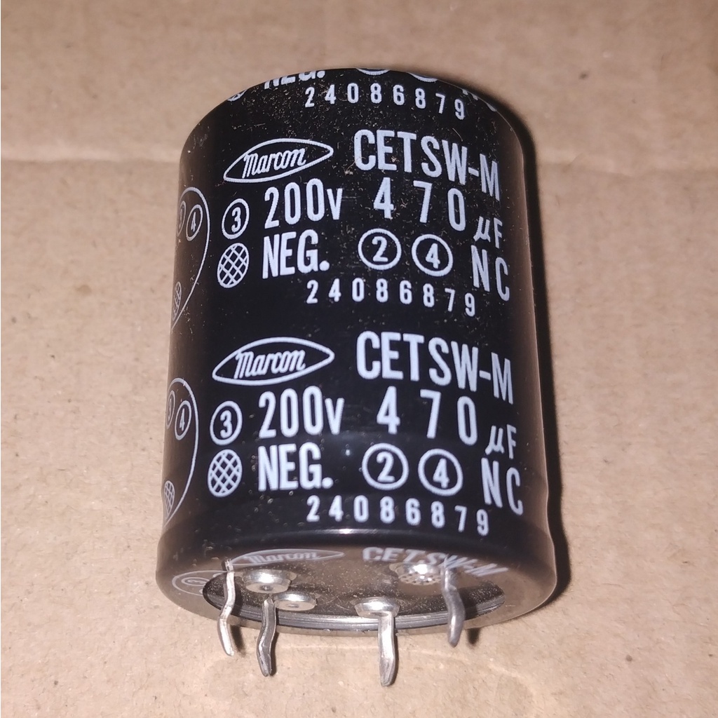 C Elko Elco 470uF 200V 470 uF 200 V