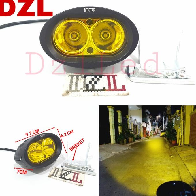 LAMPU TEMBAK SOROT LED OWL 20 WATT CREE KUNING