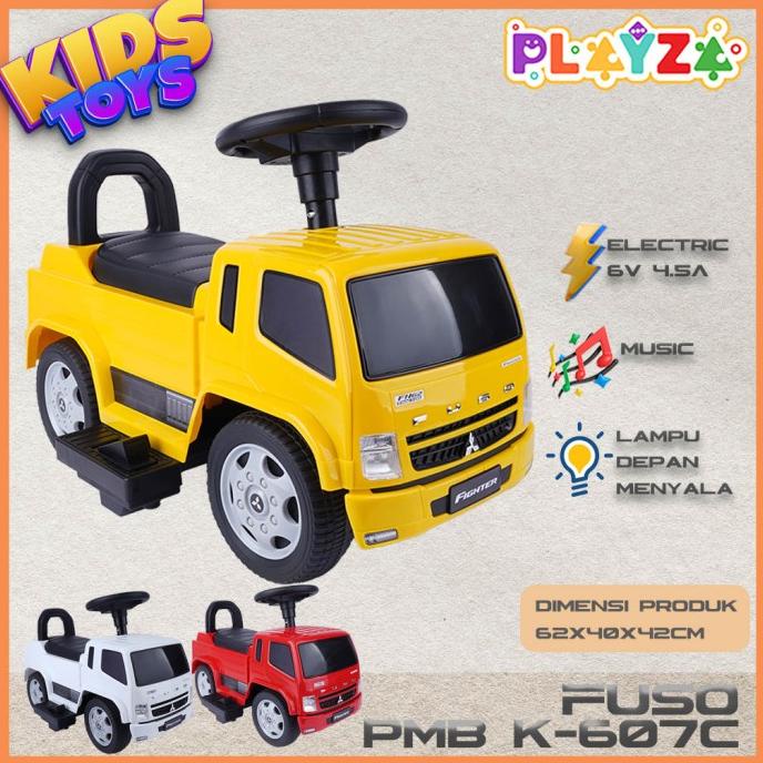 Mainan Mobil Aki Listrik Anak Pmb Fuso , K-607C / K607C  Radiaanastasya