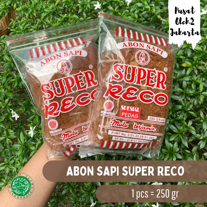 

Abon Daging Sapi Asli Super Reco 250 Gram Murah Halal