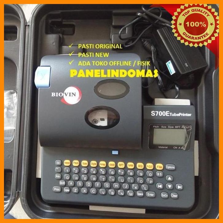 

(pane) mesin print cetak marker tube biovin s700e untuk omt kabel marker