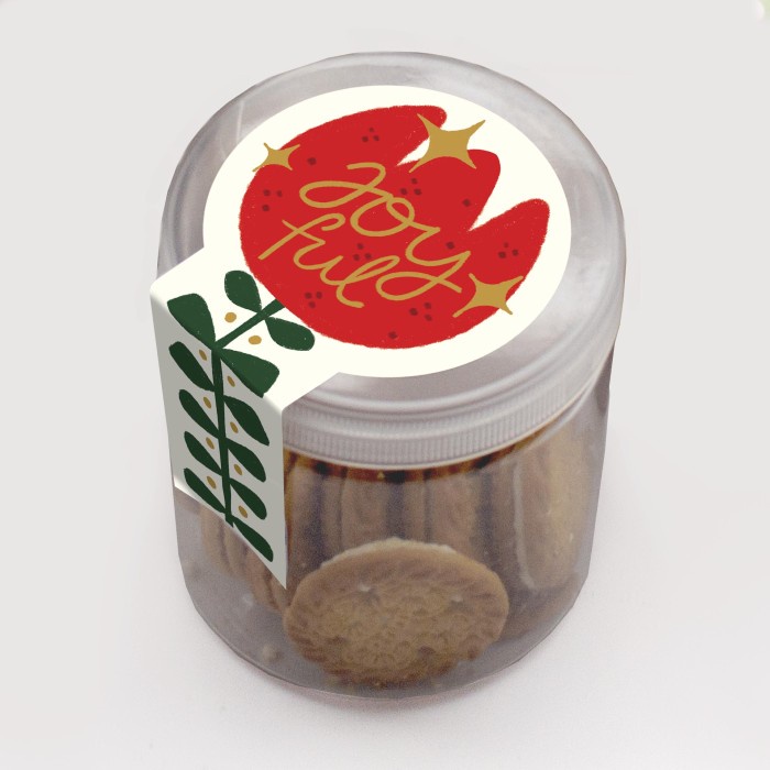 

Capricorn Design Sticker Box Label Christmas Natal isi 1 - SNT 006