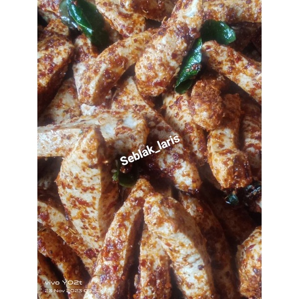 

promo basreng kemasan pouch 100grm daun jeruk