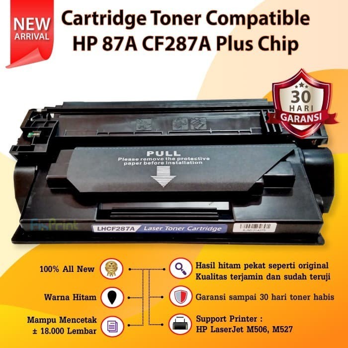 Cartridge Compatible Toner Hp 87A Cf287A M506 M527 M506N M506Dn M527Z Star