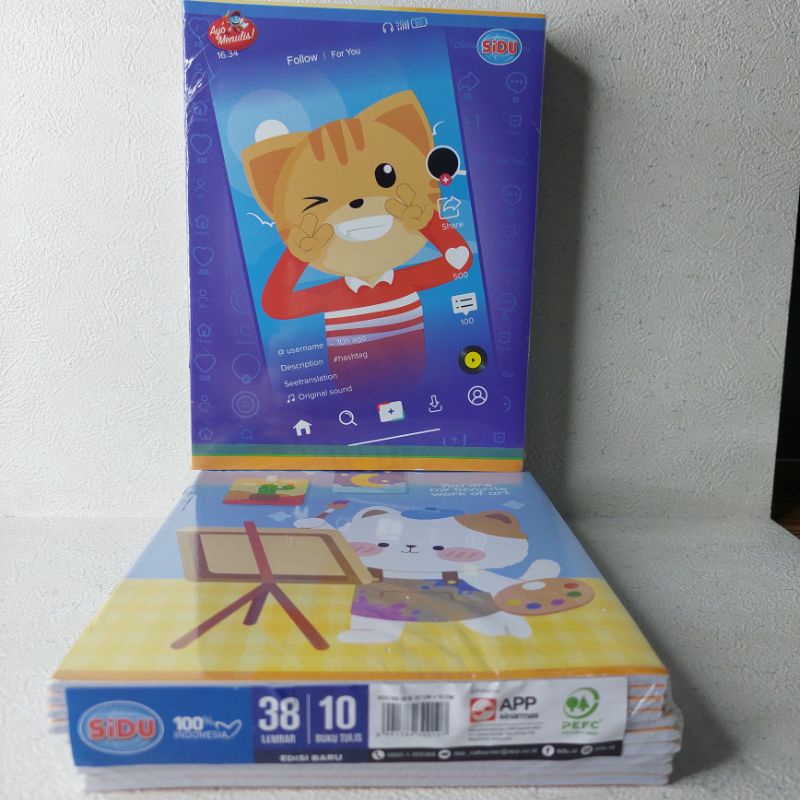 

Buku tulis SIDU 38 Lembar/per pak