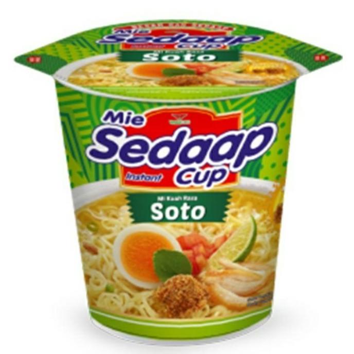 MIE SEDAAP CUP RASA SOTO 1 DUS (ISI 12)