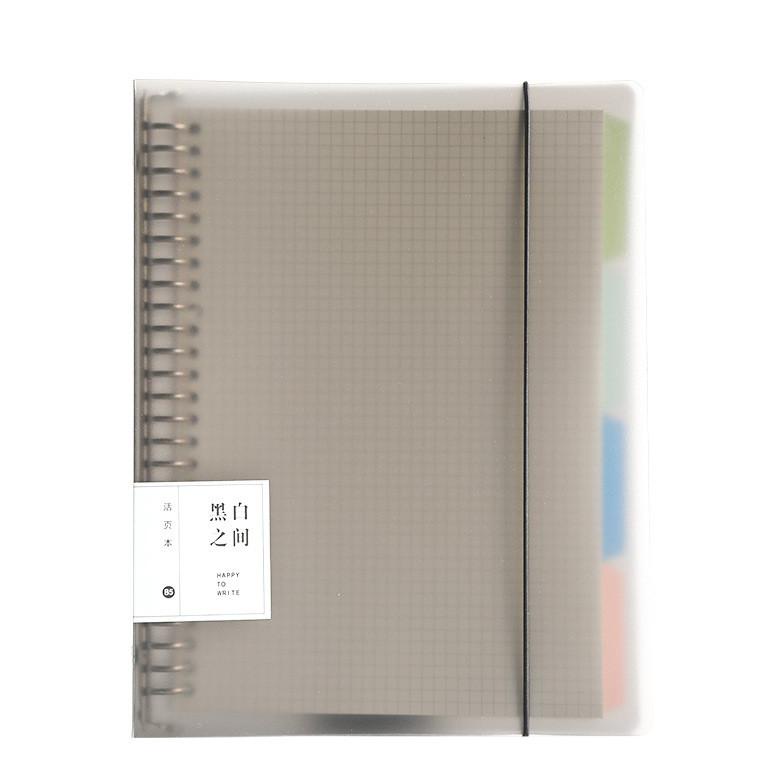 

Promo Binder Note Black Cover Transparant A5 & B5 - 60 lembar Termurah