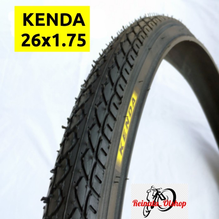 BAN LUAR SEPEDA 26 KENDA 26 X 1.75 BAN LUAR KENDA 26X1.75 MOTIF HALUS ORIGINAL