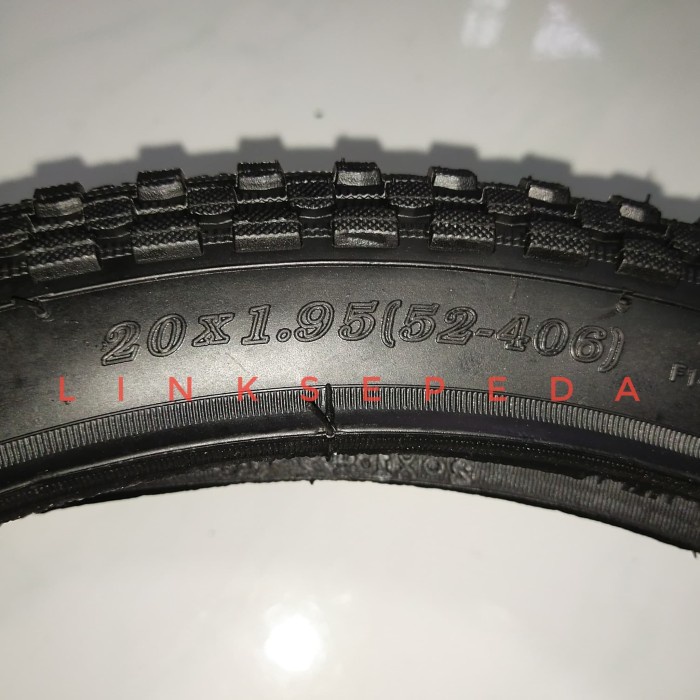 BAN LUAR 20 X 1.95 195 SEPEDA BMX / MINI GENIO HITAM 20X1.95 20X195 ORIGINAL