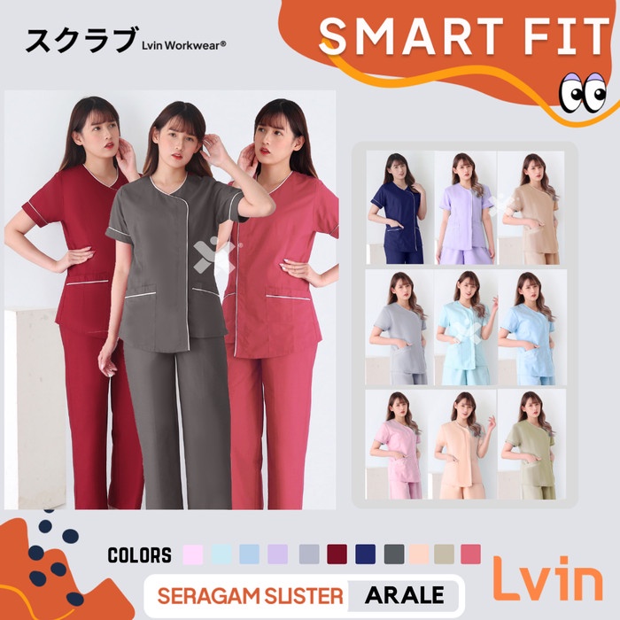 Baju Baby Sitter / Baju Suster /Seragam Suster / Nanny Uniform Arale