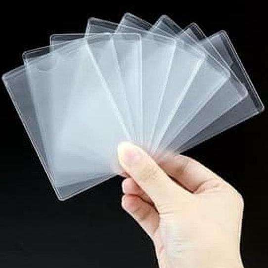 

SARUNG ATM PELINDUNG KTP KARTU KREDIT PLASTIK PLASTIC COVER ID CARD