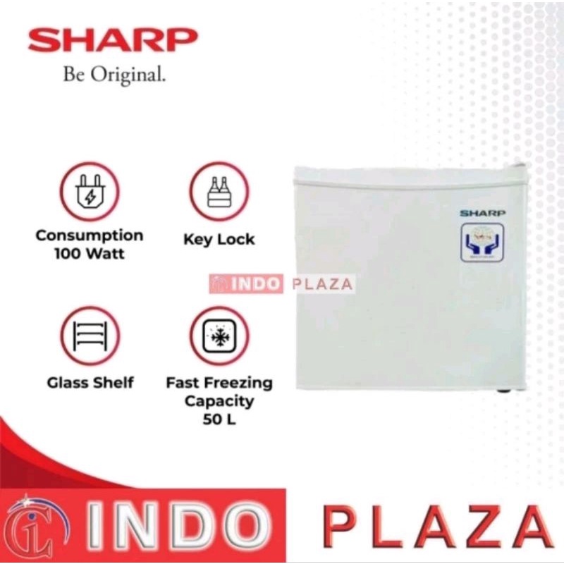 KULKAS SHARP MINI PORTABLE SJ-50MB-XW