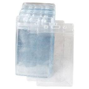 

Plastik Mika Transparan Tempat ID Card Holder / Name Tag
