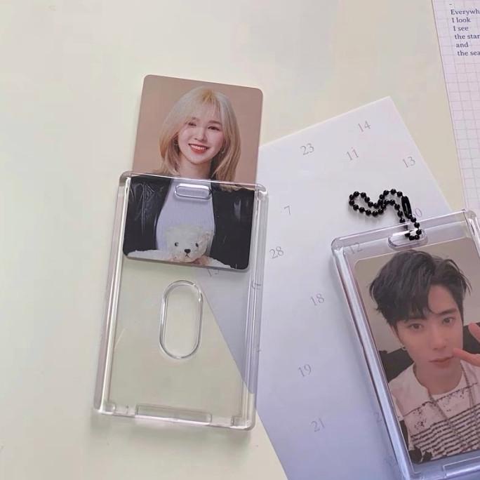 

[READY] Akrilik ID Card Transparent Holder / Photocard Toploader Case
