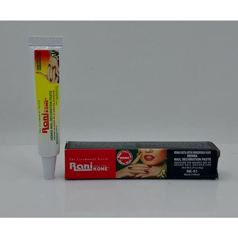 RANI KONE KUKU HITAM 6 Gr Rk-91 HENNA Ecer
