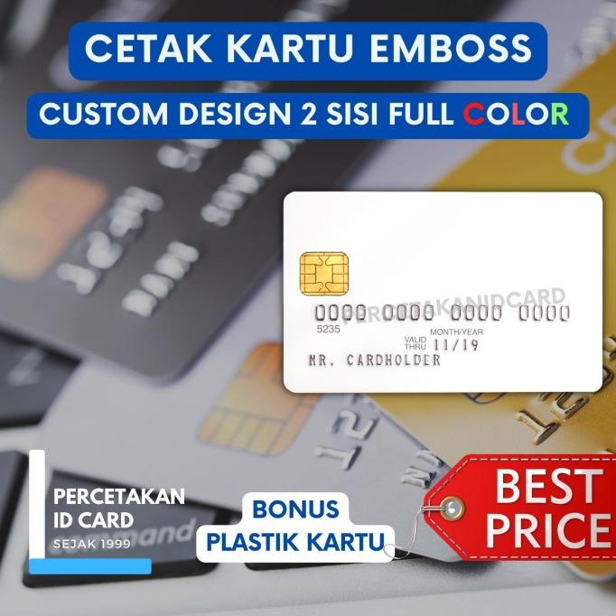 

Cetak Kartu Emboss / Cetak Kartu Timbul / Cetak ID Card Member Card