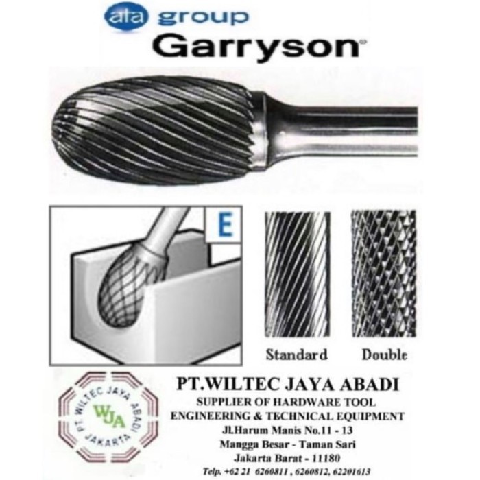 ✅Baru Garryson - Carbide Burrs Rotary Tungsten Gt5700Dxl Xtra Long England Berkualitas