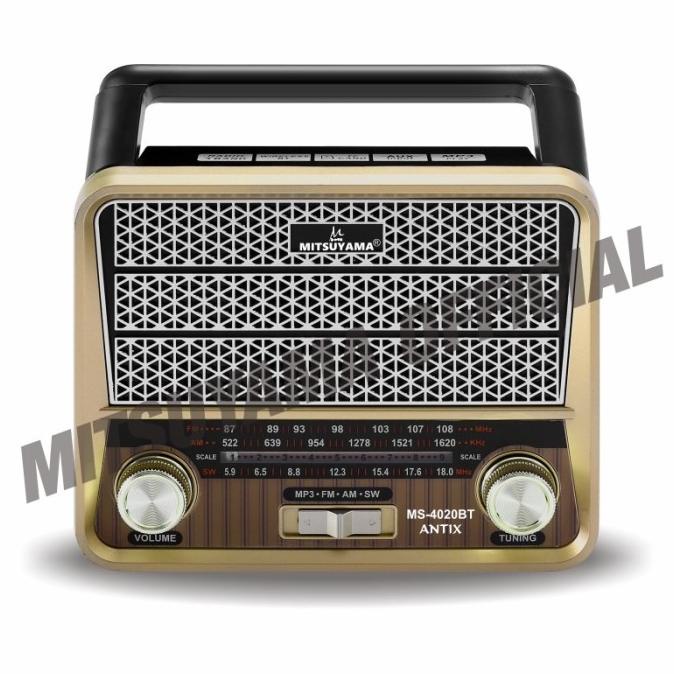 Radio Jadul FM AM SW Rodja Mitsuyama Radio Antik AUX INPUT Radio USB