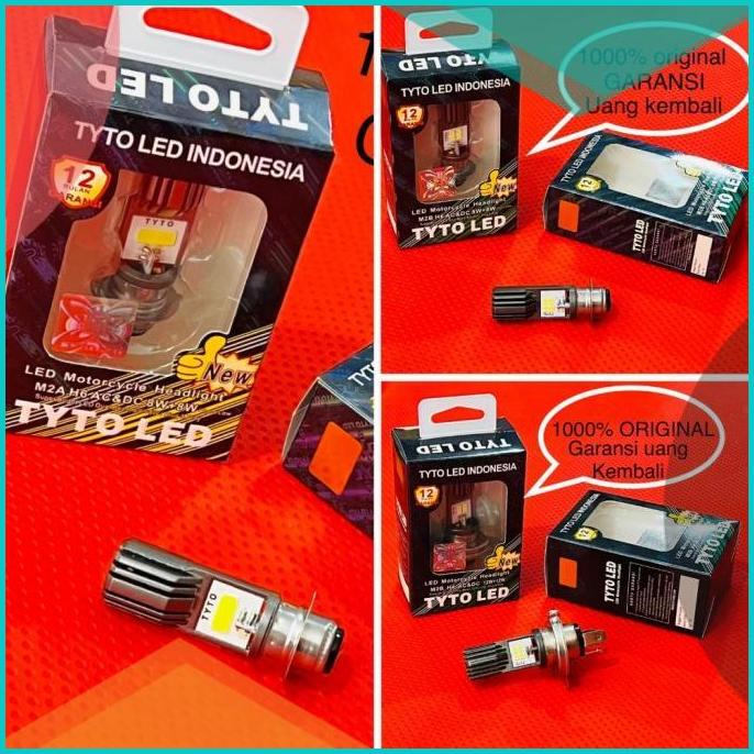 BOHLAM LED MOTOR H6 H4 / BOHLAM LED TYTO / LAMPU DEPAN MOTOR LED TYTO