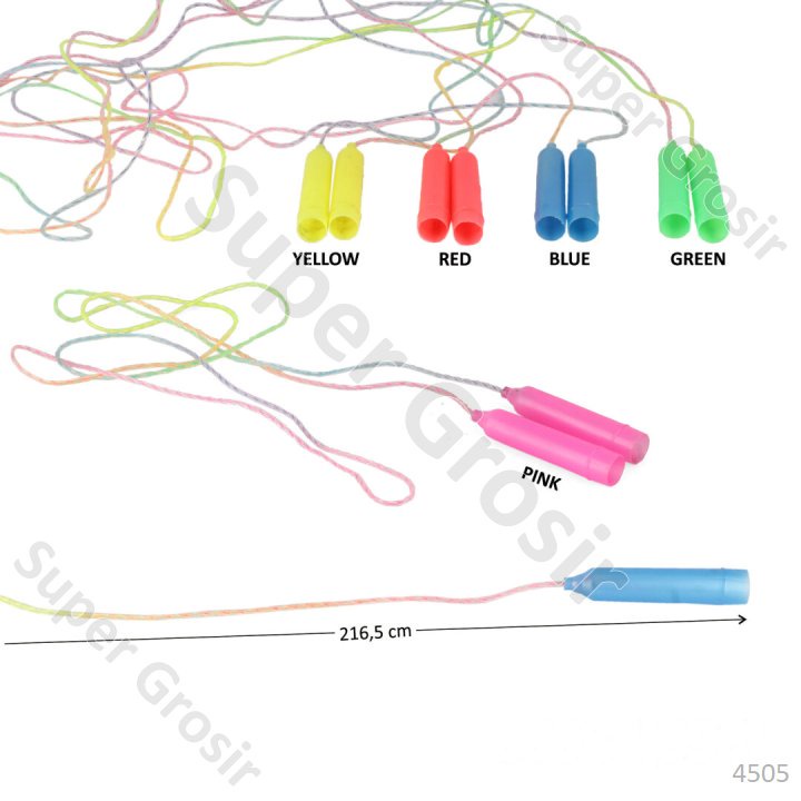 Mainan Anak Tali Lompat_Lompat Tali_skipping_ olahraga_Warna Tali Transparan