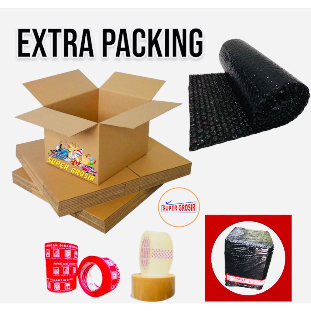 

EXTRA PACKING_Ekstra packing_ekstra kardus_Bubble Wrap_kemasan_pembungkus