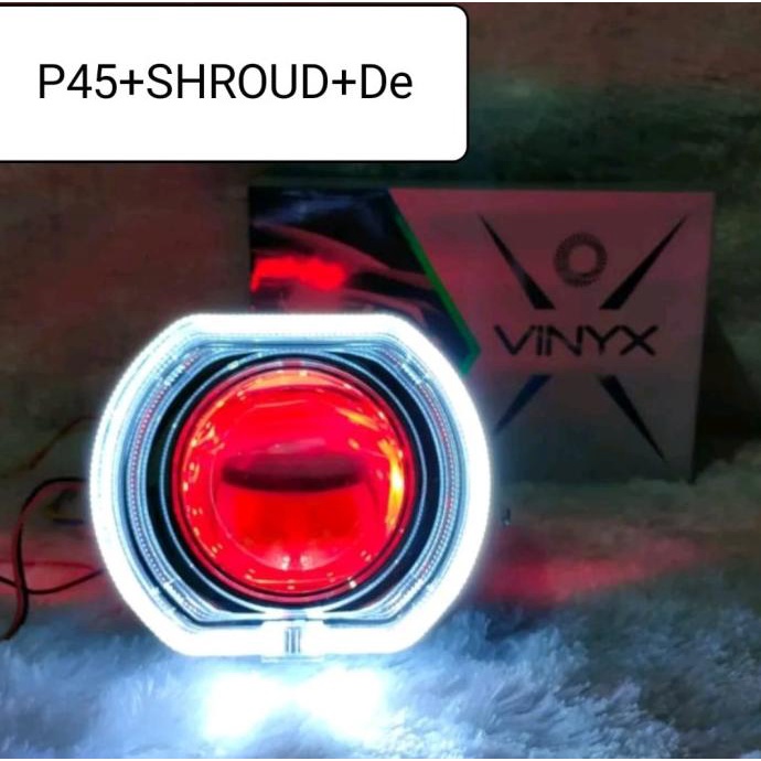 LAMPU Projie BILED Blue Lens Projector Proyektor