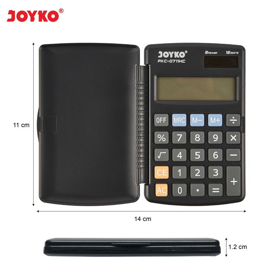 

TERMURAH Calculator / Kalkulator Joyko PKC-0711HC / 12 Digits SALE