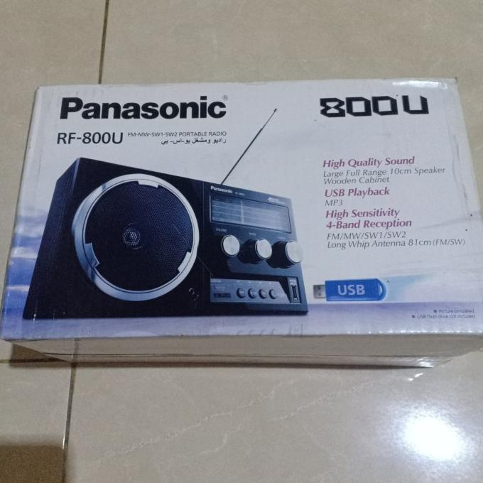 PANASONIC RADIO JADUL RF-800U FM-MW-SW1-SW2 PORTABLE RADIO