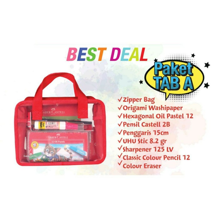 

SALE Paket TAB ATK Faber Castell Tahun Ajaran Baru A Termurah