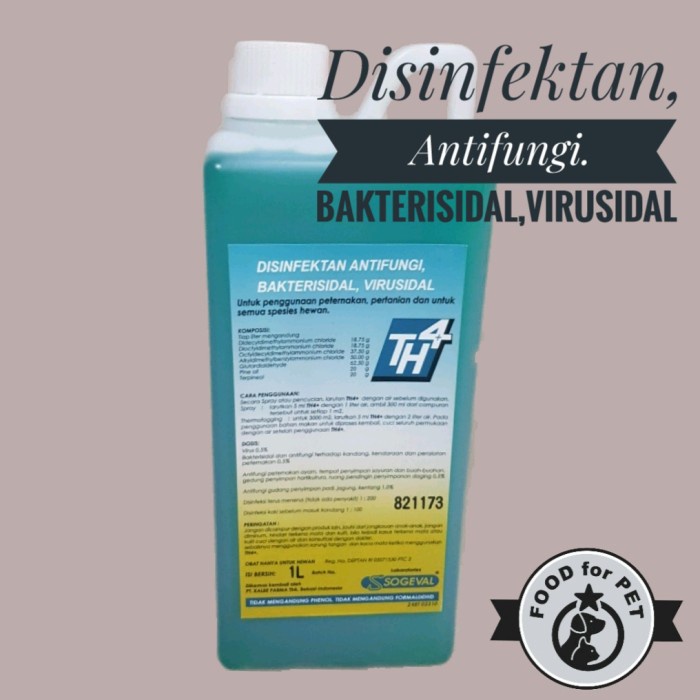 Promo Th 4 Disinfektan 1 Liter Dr Kalbe
