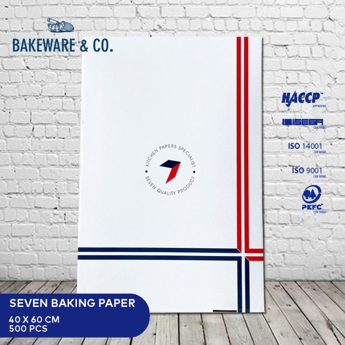 

[Baru] Seven Baking Paper - 40 X 60 Cm 500Pcs Berkualitas