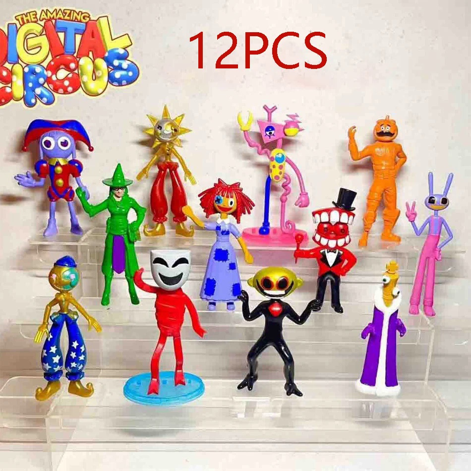 The Amazing Digital Circus  Figure Pomni and Jax Plushie Doll Toys Cute Amazing Digital Circus  Figu