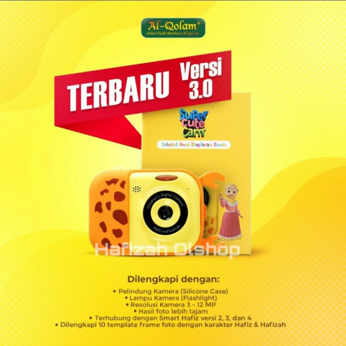Paket Lengkap Smart Hafiz Versi 5+ USB+ Camera+ Tas Free Tempered Glas