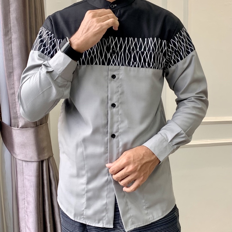 Koko Lengan Panjang Motif Batik