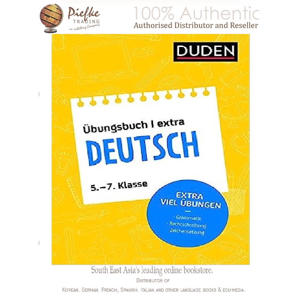 Duden exercise book extra - German 5.-7. Class ( 100% Authentic ) - 9783411730964